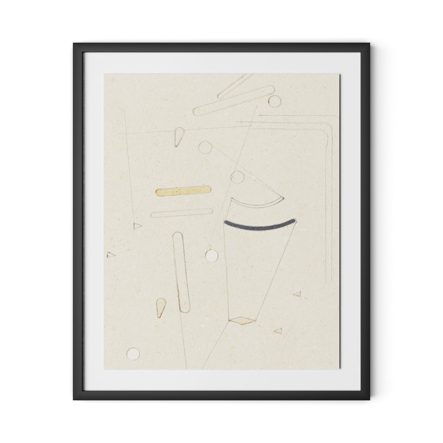 Indirect Framed Paper / 26.5 x 32 in / Black