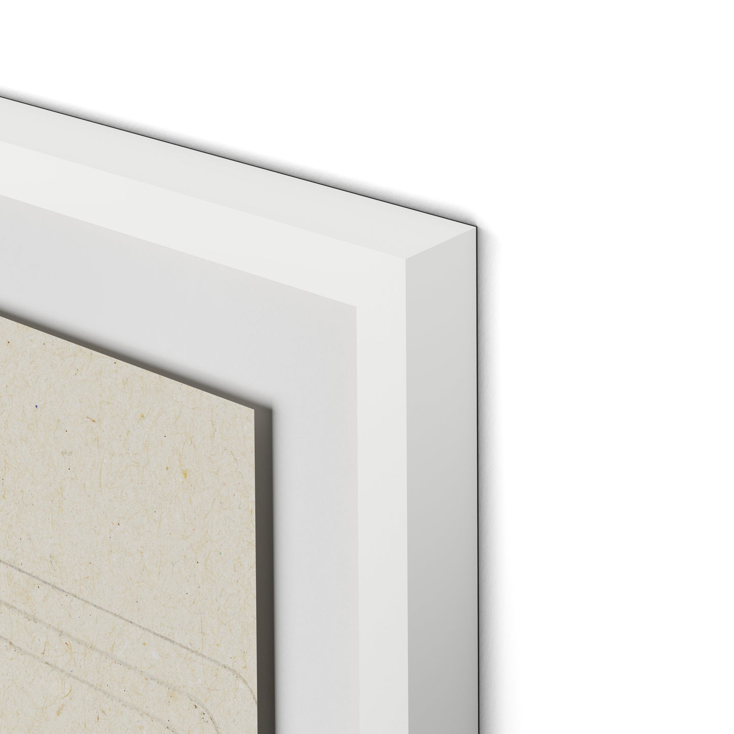 Indirect Framed Paper / 26.5 x 32 in / White