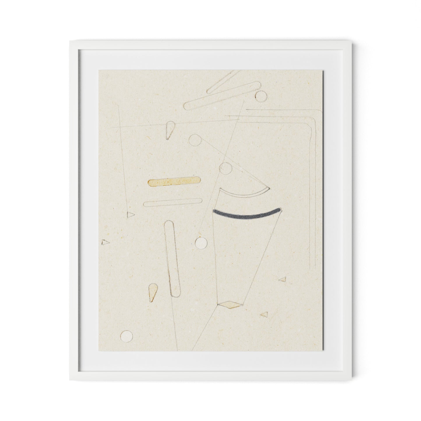 Indirect Framed Paper / 26.5 x 32 in / White