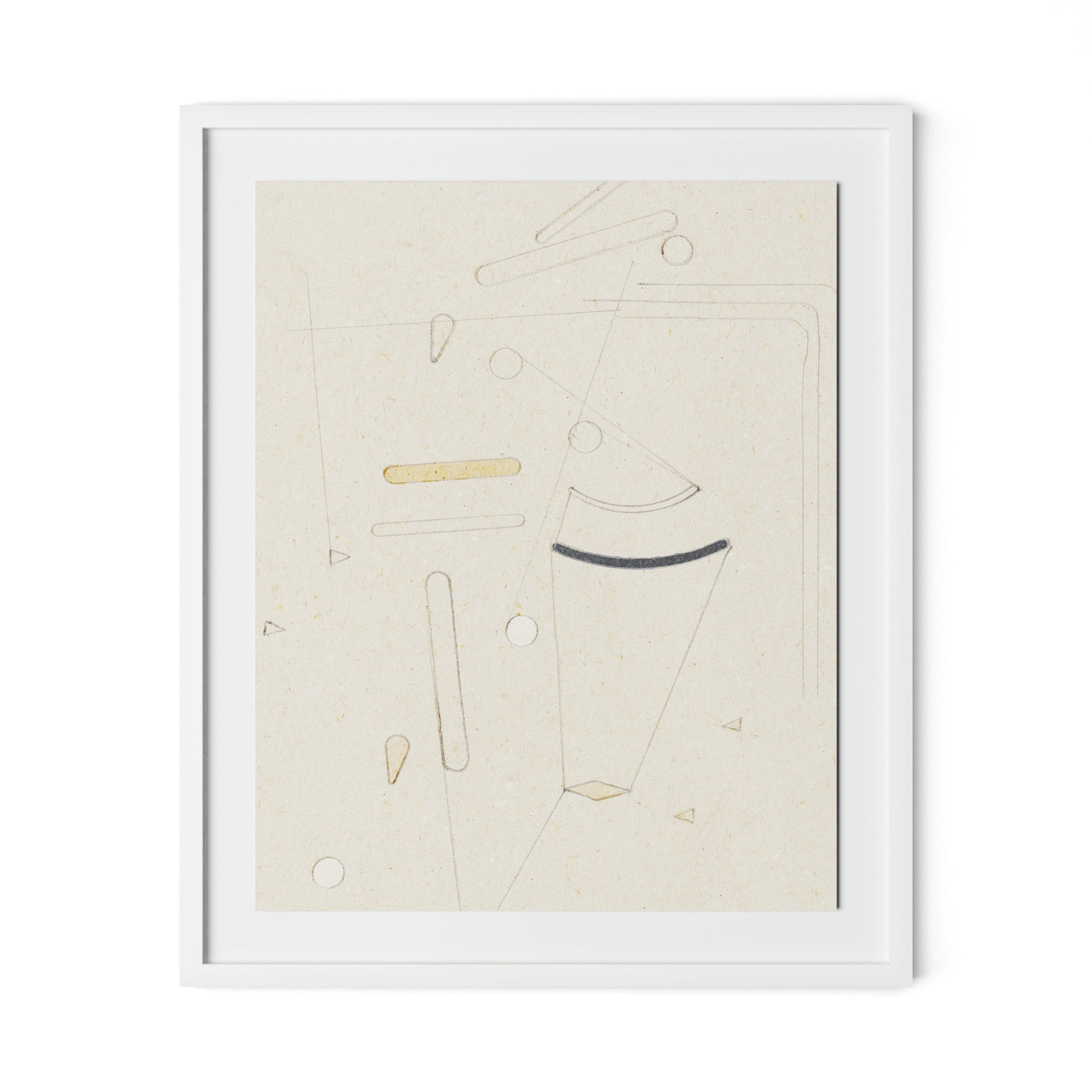 Indirect Framed Paper / 26.5 x 32 in / White