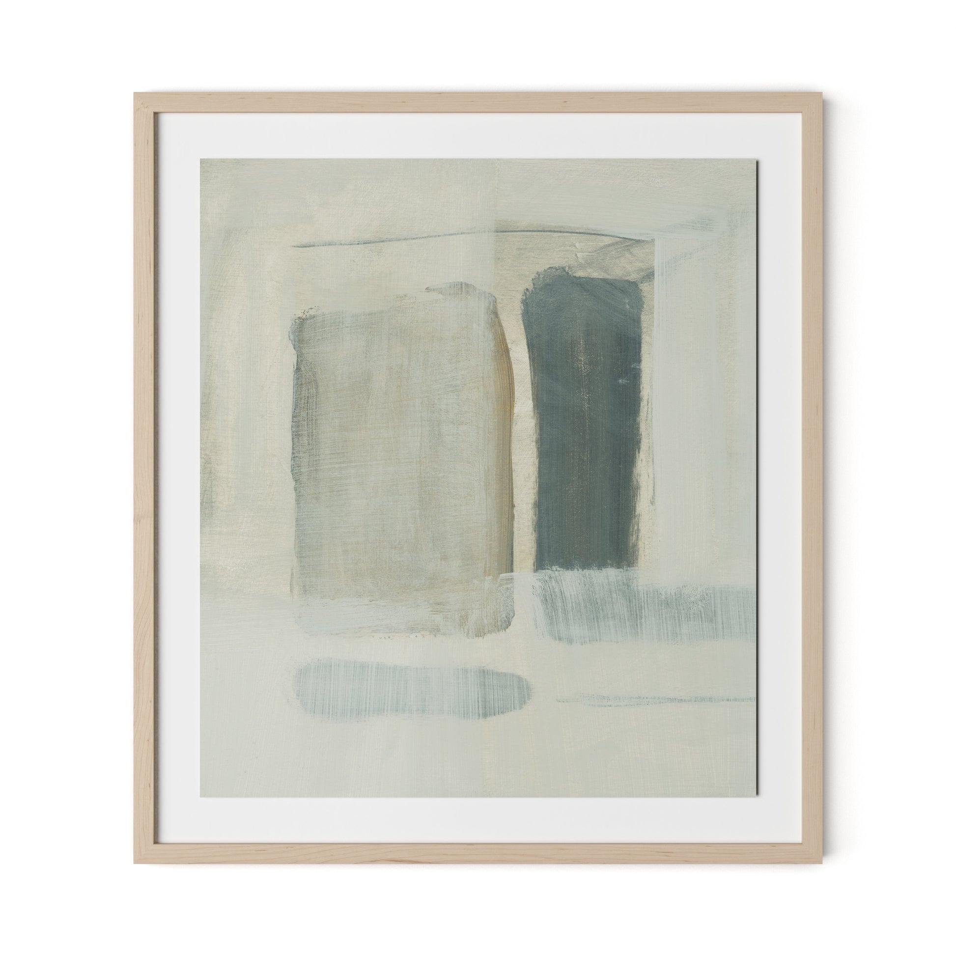 Moment Framed Paper / 28.5 x 32 in / Natural Maple