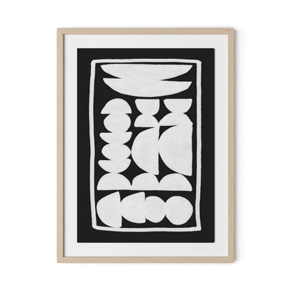 Treasury Framed Paper / 24 x 32 in / Natural Maple