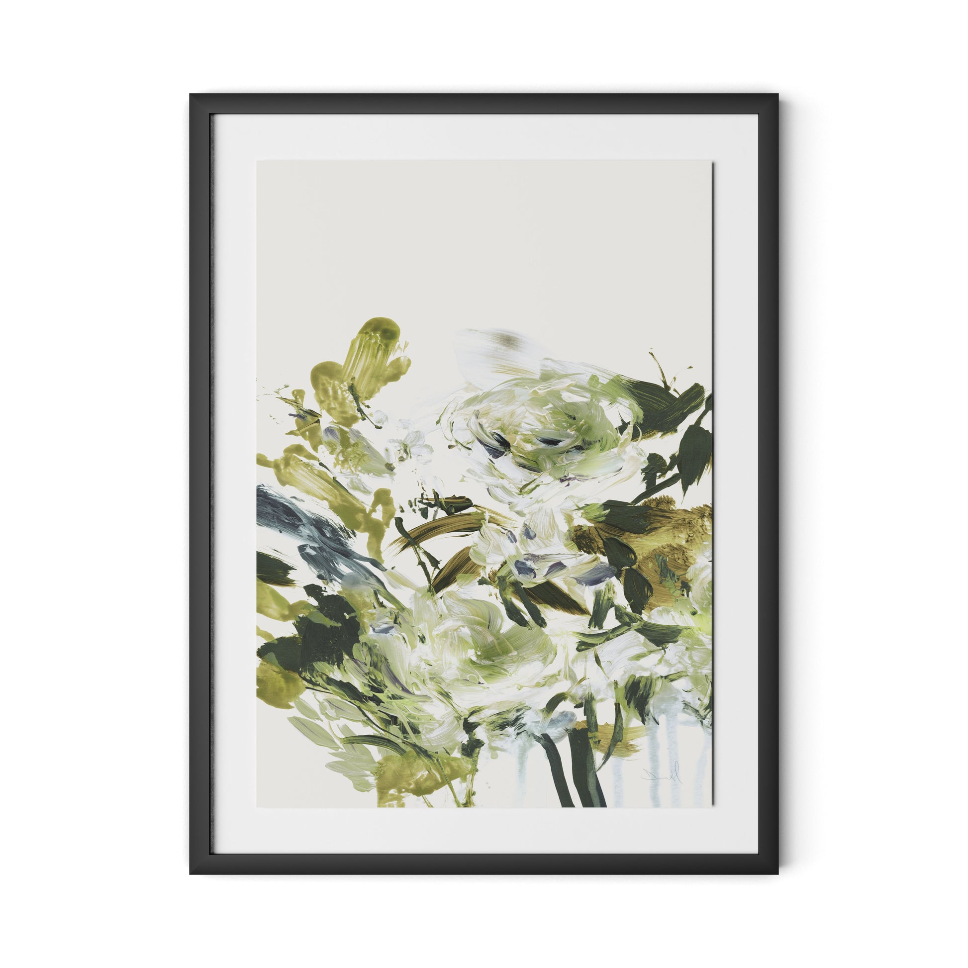 Summer Days Framed Paper / 24 x 32 in / Black