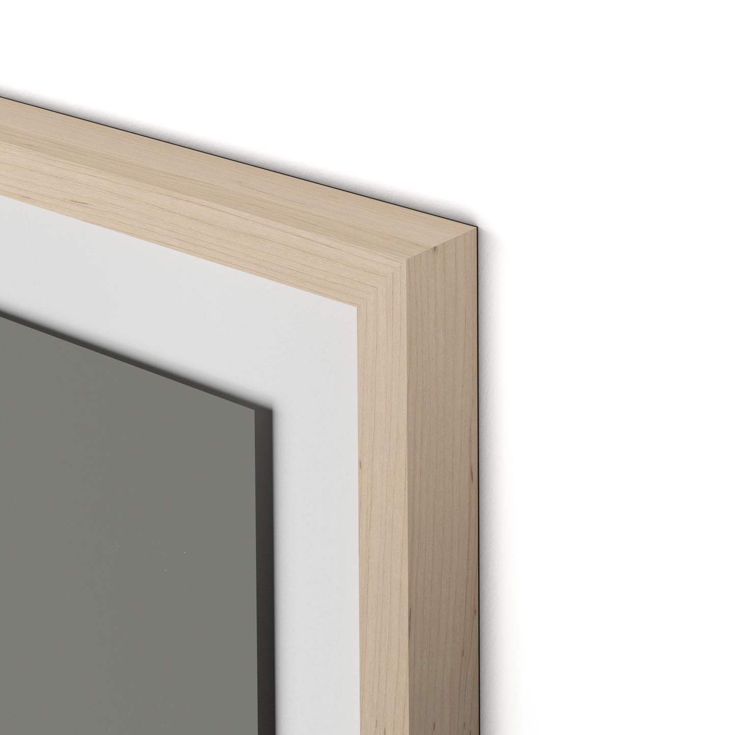 Blackwood Sapling - Muddled Framed Paper / 24 x 32 in / Natural Maple