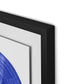 Flow - Blue Framed Paper / 24 x 32 in / Black