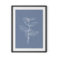 Eucalyptus Sapling Framed Paper / 24 x 32 in / Black