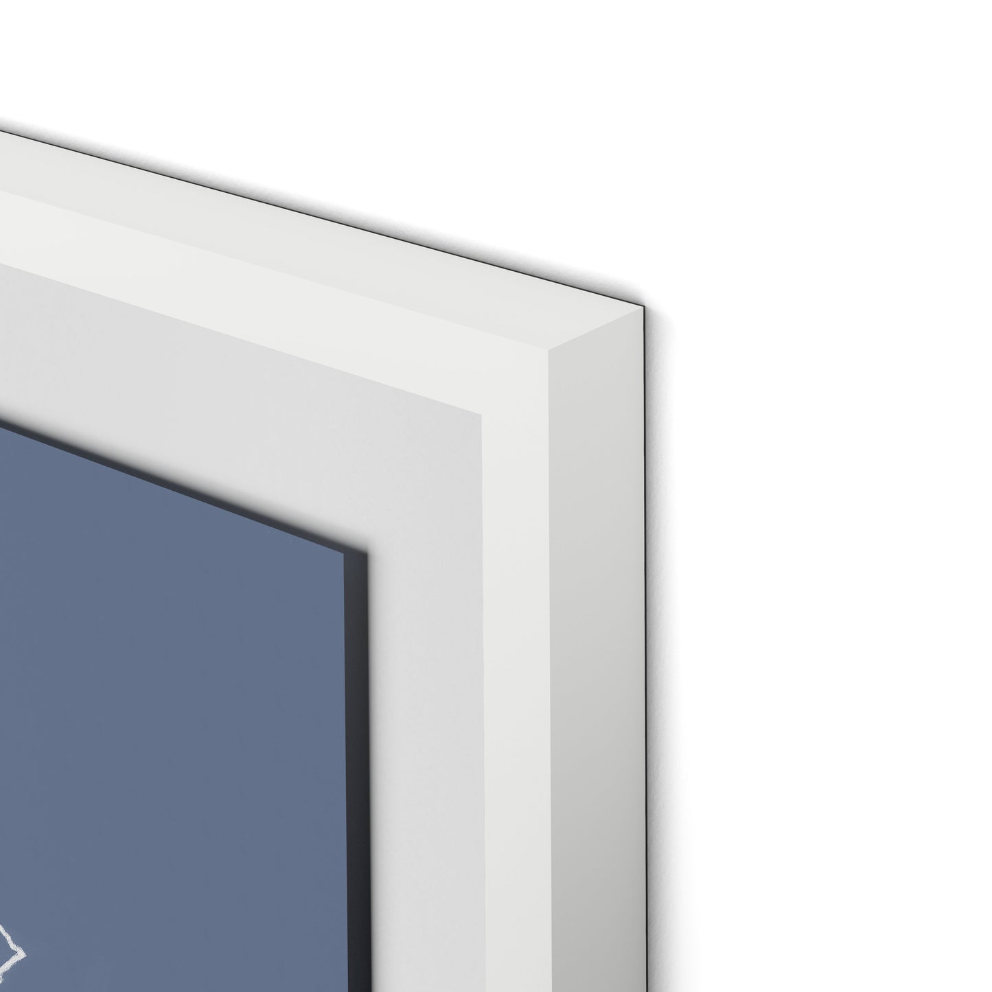 Eucalyptus Sapling Framed Paper / 24 x 32 in / White