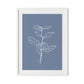 Eucalyptus Sapling Framed Paper / 24 x 32 in / White