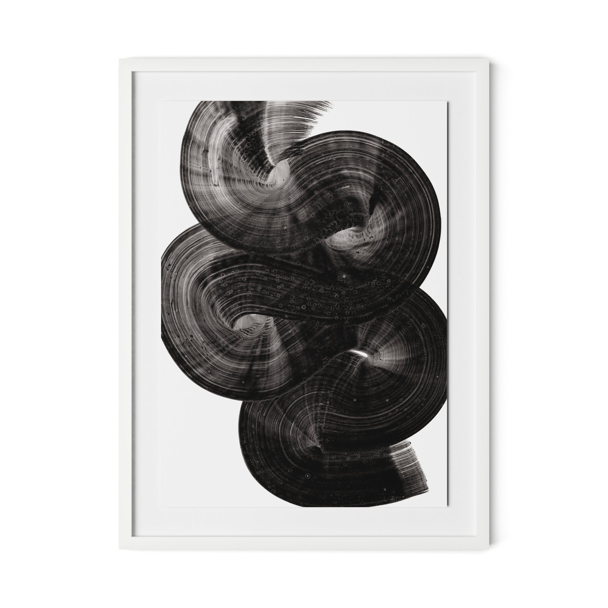 Flow Framed Paper / 24 x 32 in / White