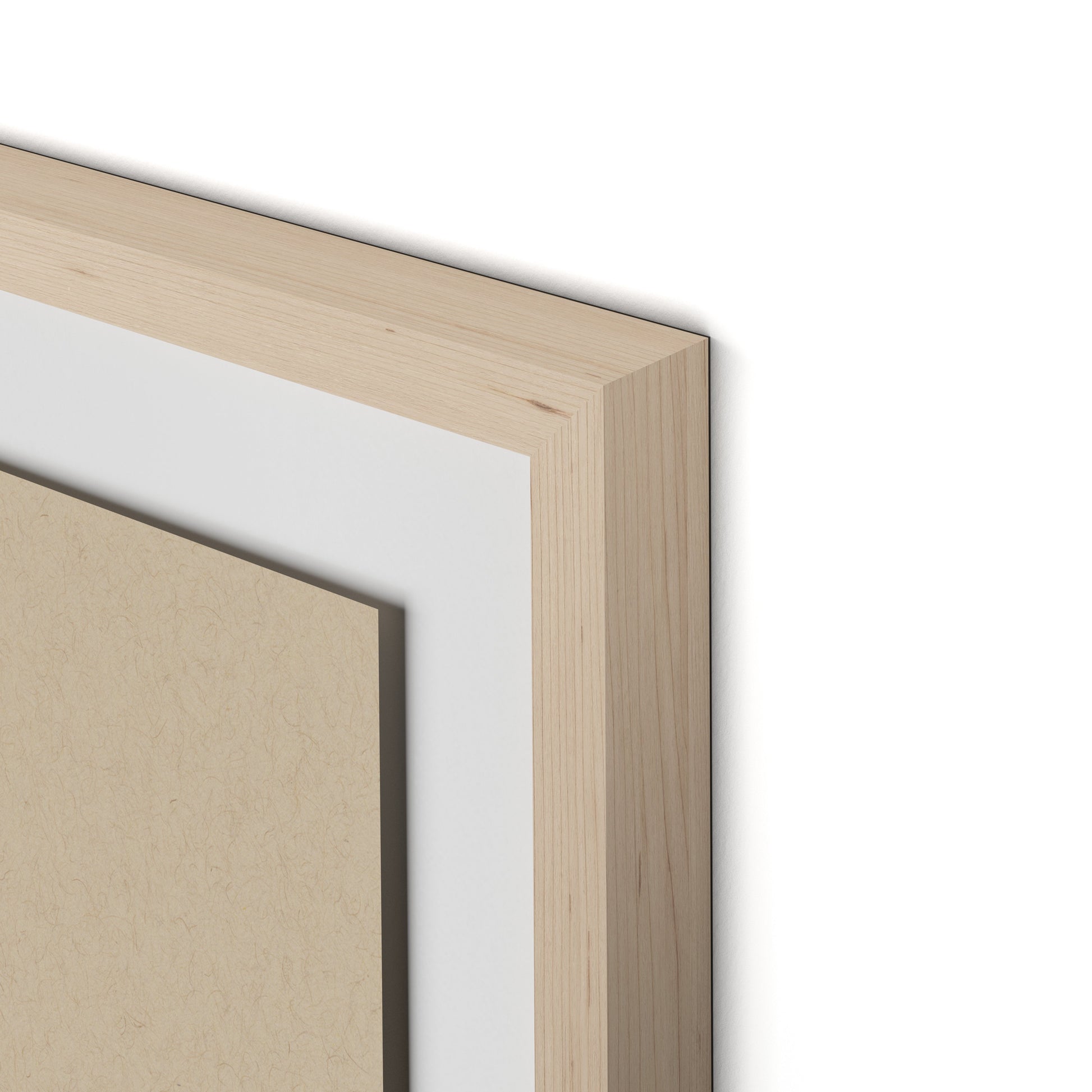 Botanical IV Framed Paper / 24 x 32 in / Natural Maple