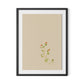 Botanical IV Framed Paper / 24 x 32 in / Black