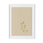 Botanical IV Framed Paper / 24 x 32 in / White
