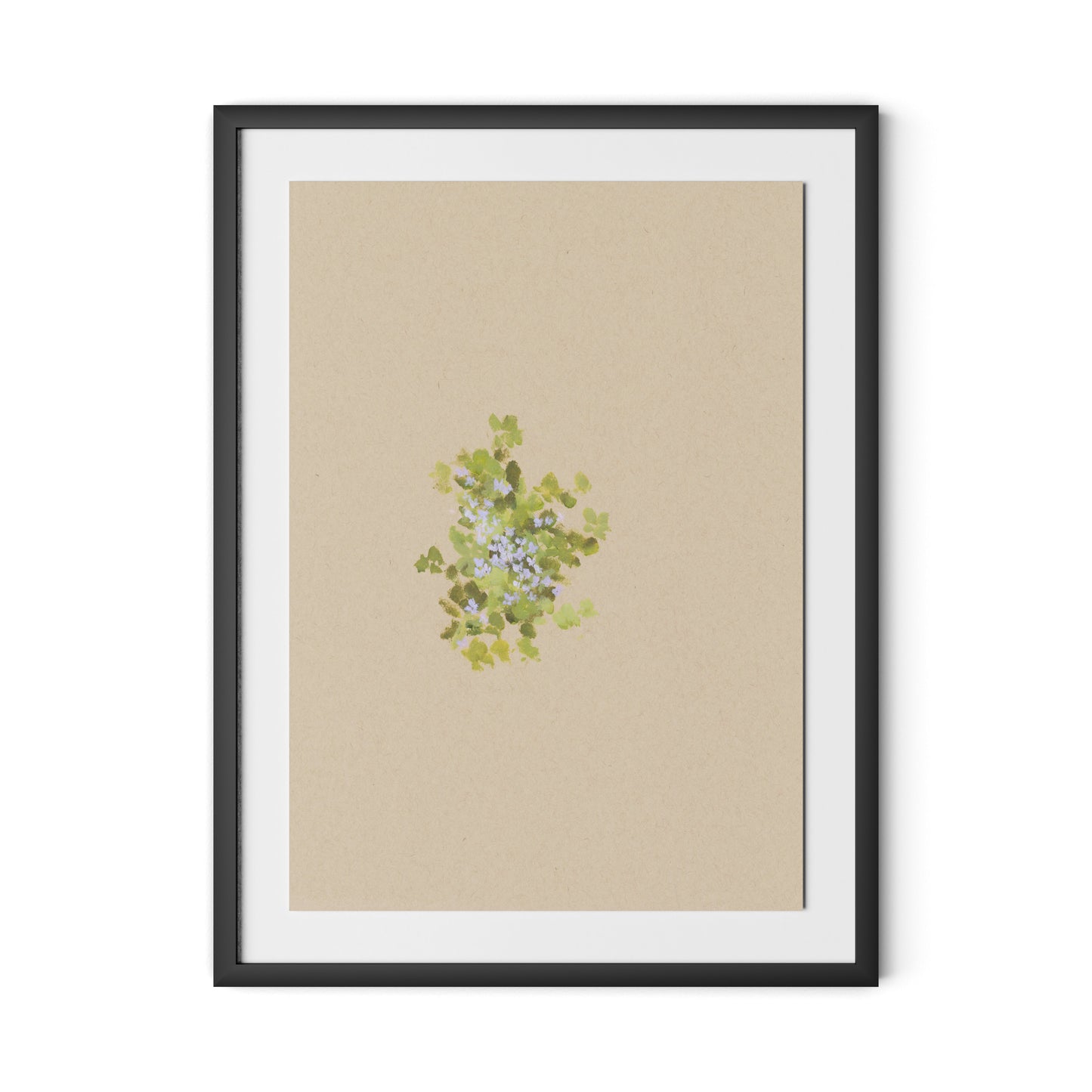 Botanical V Framed Paper / 24 x 32 in / Black