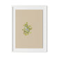 Botanical V Framed Paper / 24 x 32 in / White