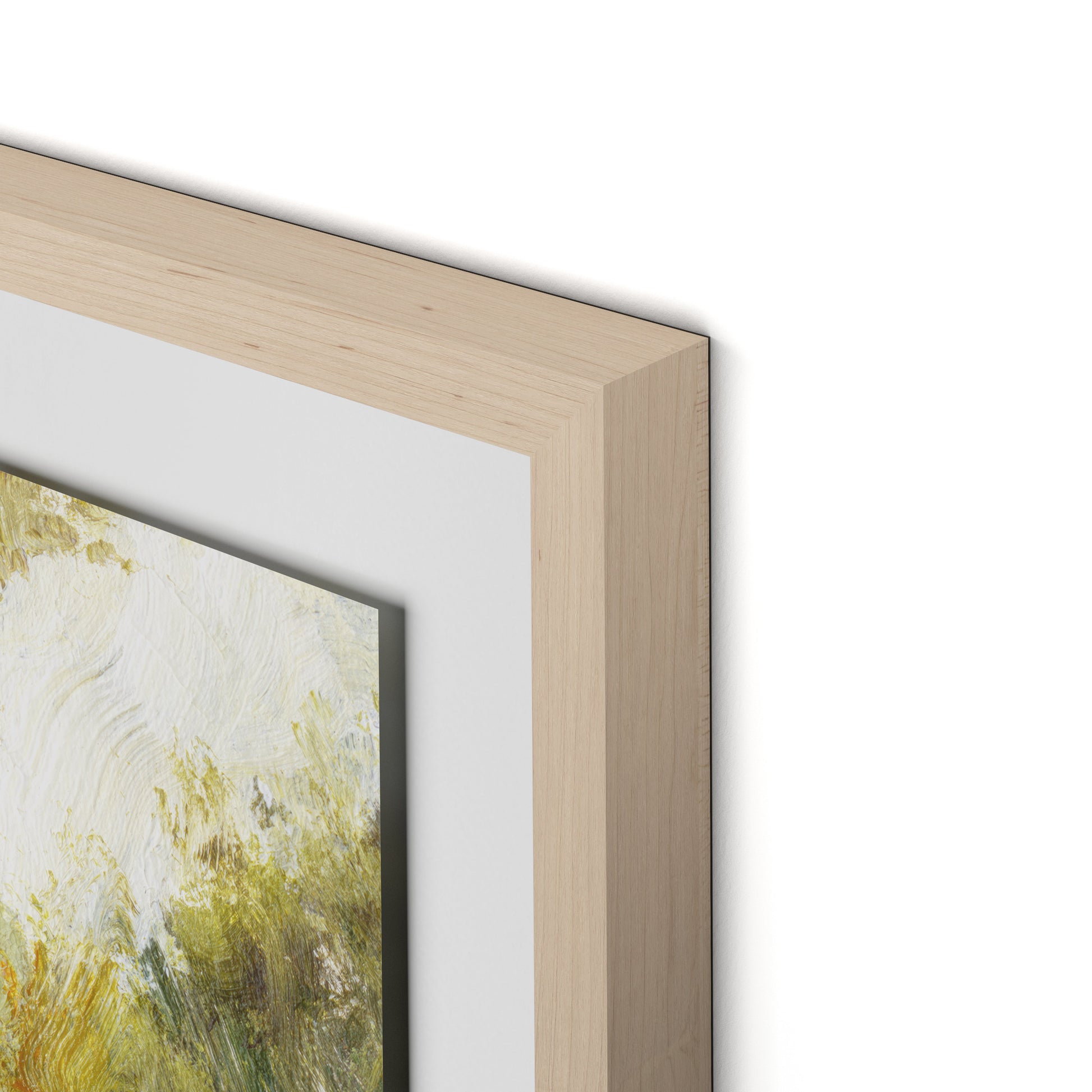 Respite V Framed Paper / 24 x 32 in / Natural Maple