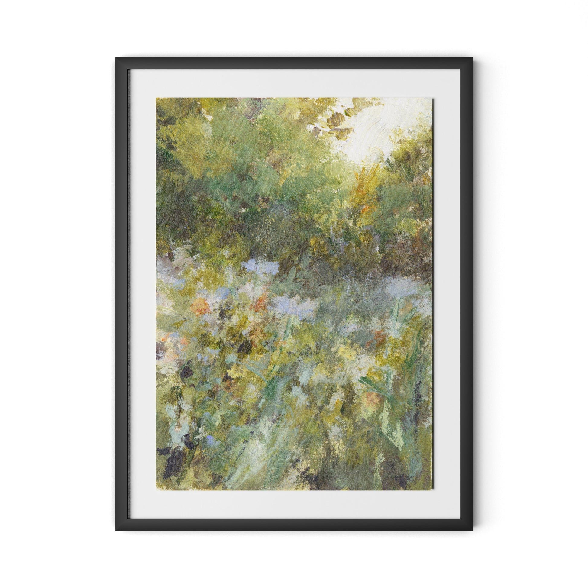 Respite V Framed Paper / 24 x 32 in / Black