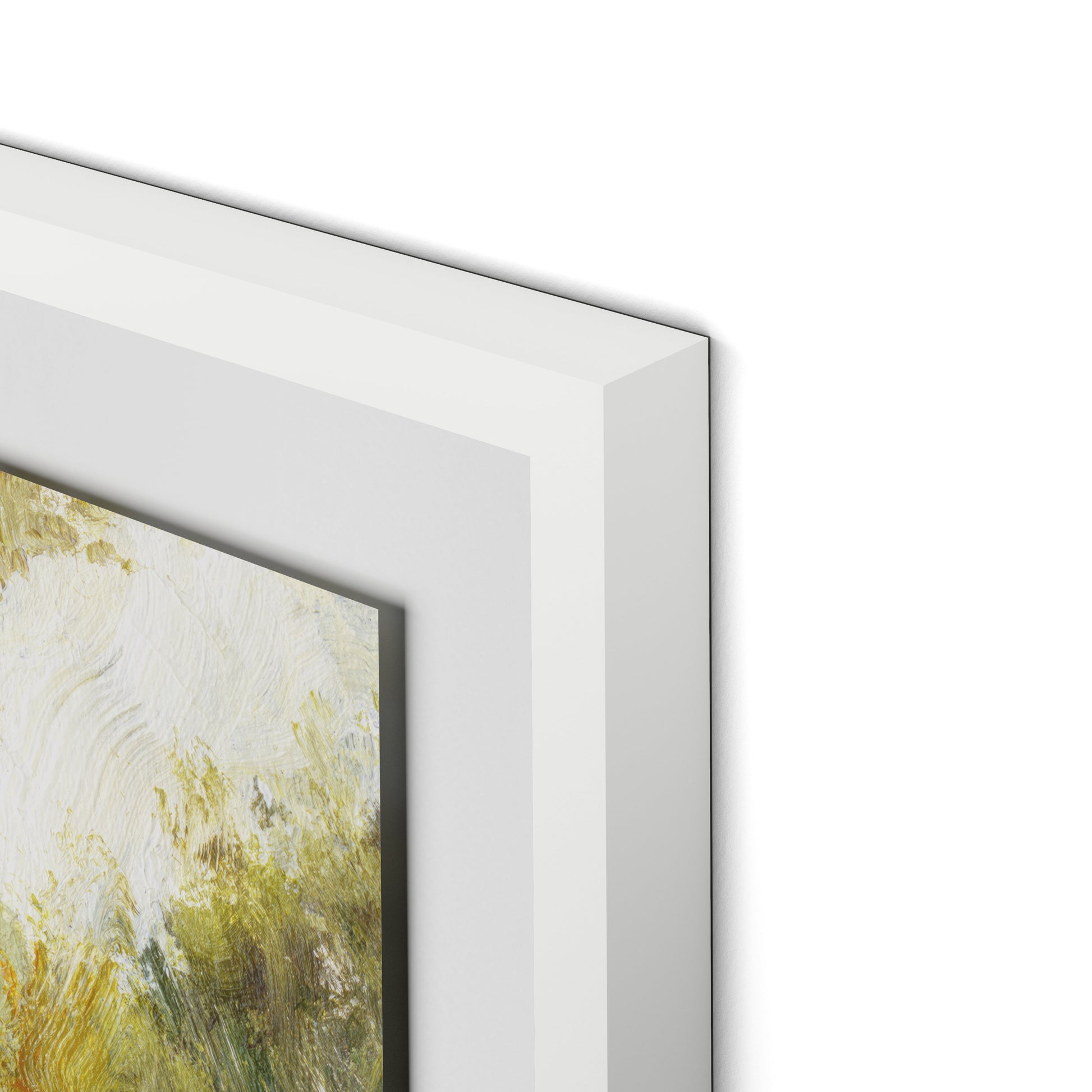 Respite V Framed Paper / 24 x 32 in / White