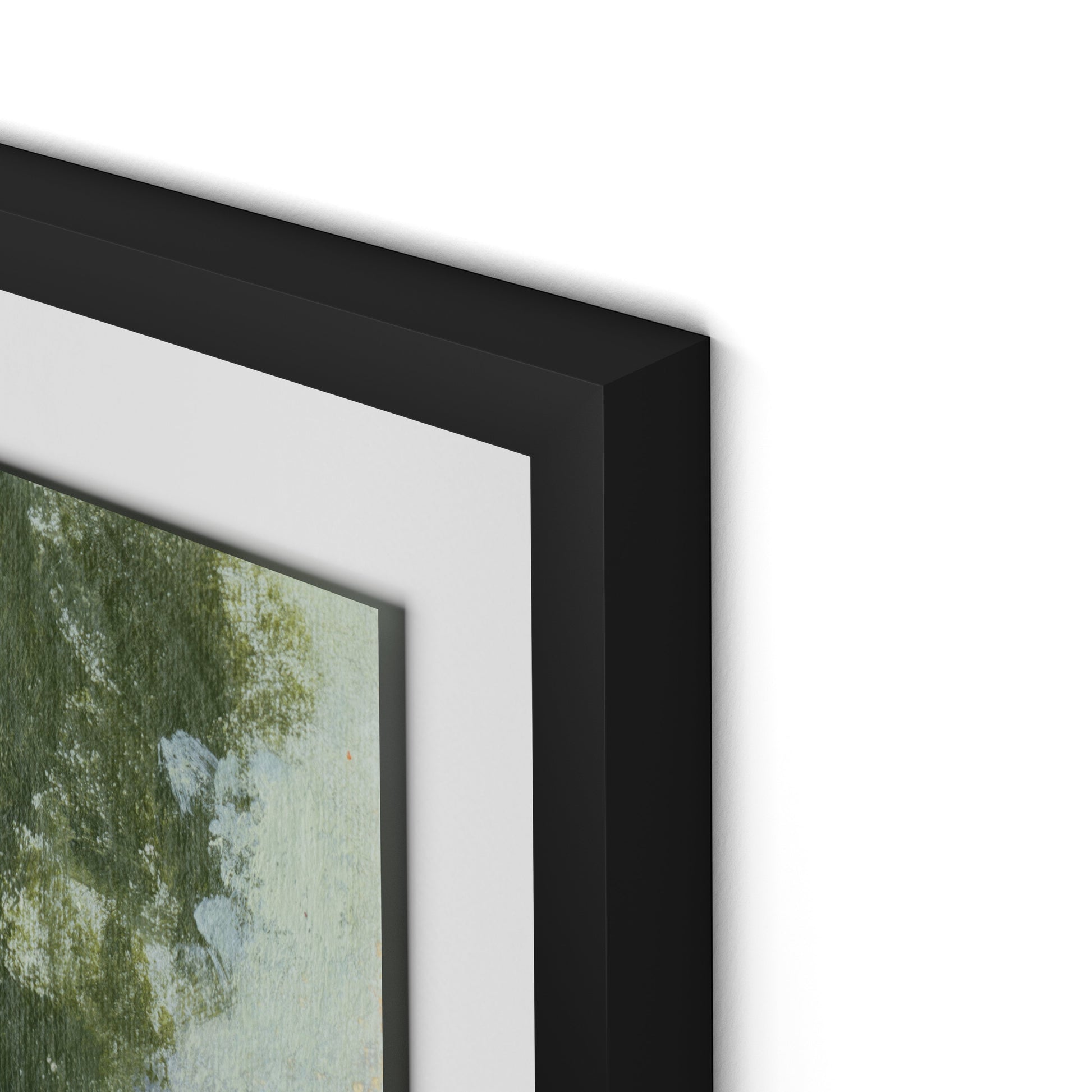 Respite XI Framed Paper / 24 x 32 in / Black