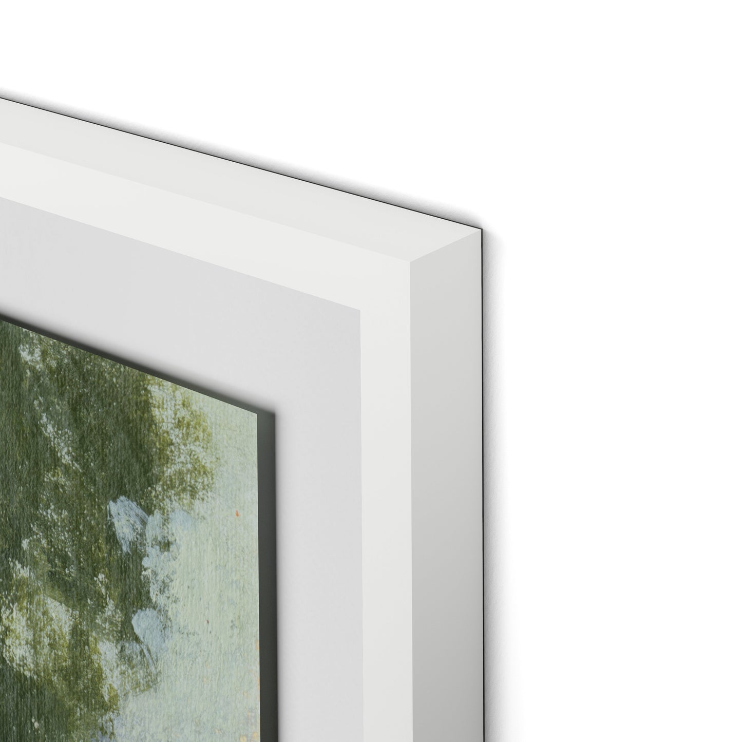 Respite XI Framed Paper / 24 x 32 in / White