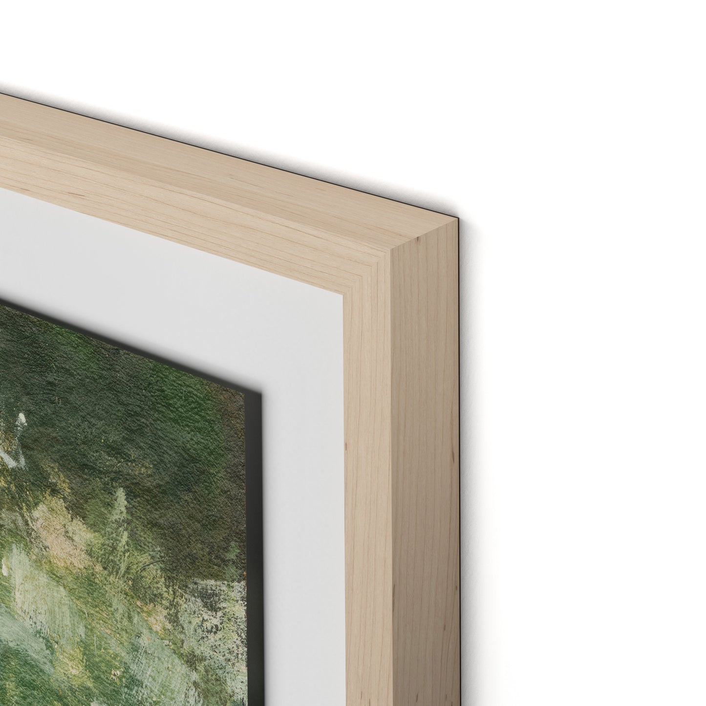 Tapestry III Framed Paper / 24 x 32 in / Natural Maple