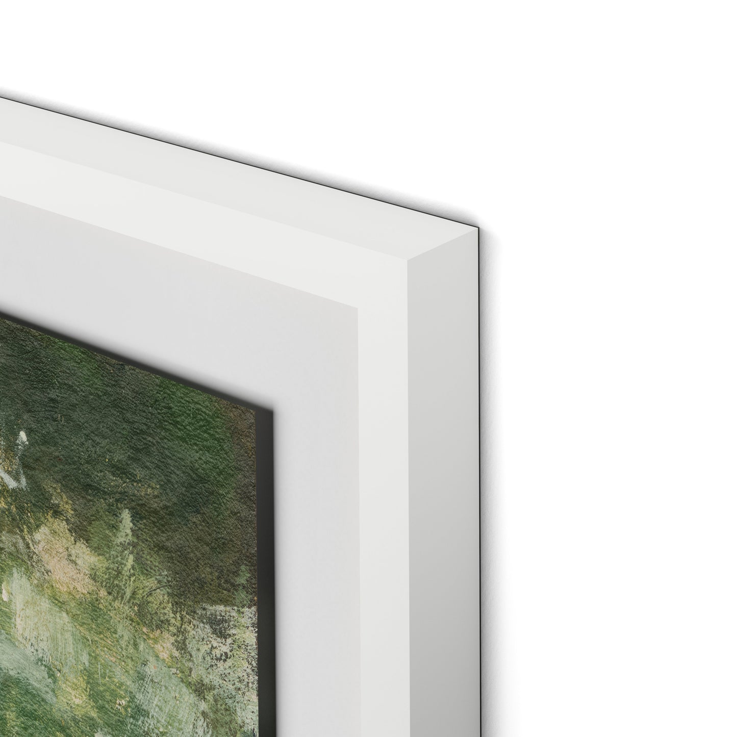 Tapestry III Framed Paper / 24 x 32 in / White