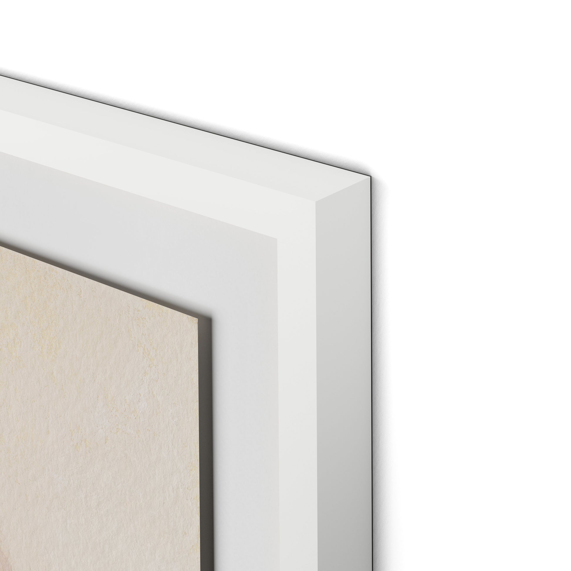 Vignette XIV Framed Paper / 24 x 32 in / White