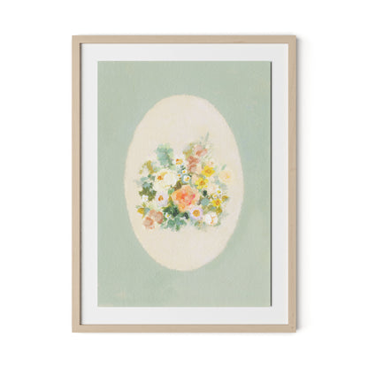 Vignette XIX Framed Paper / 24 x 32 in / Natural Maple