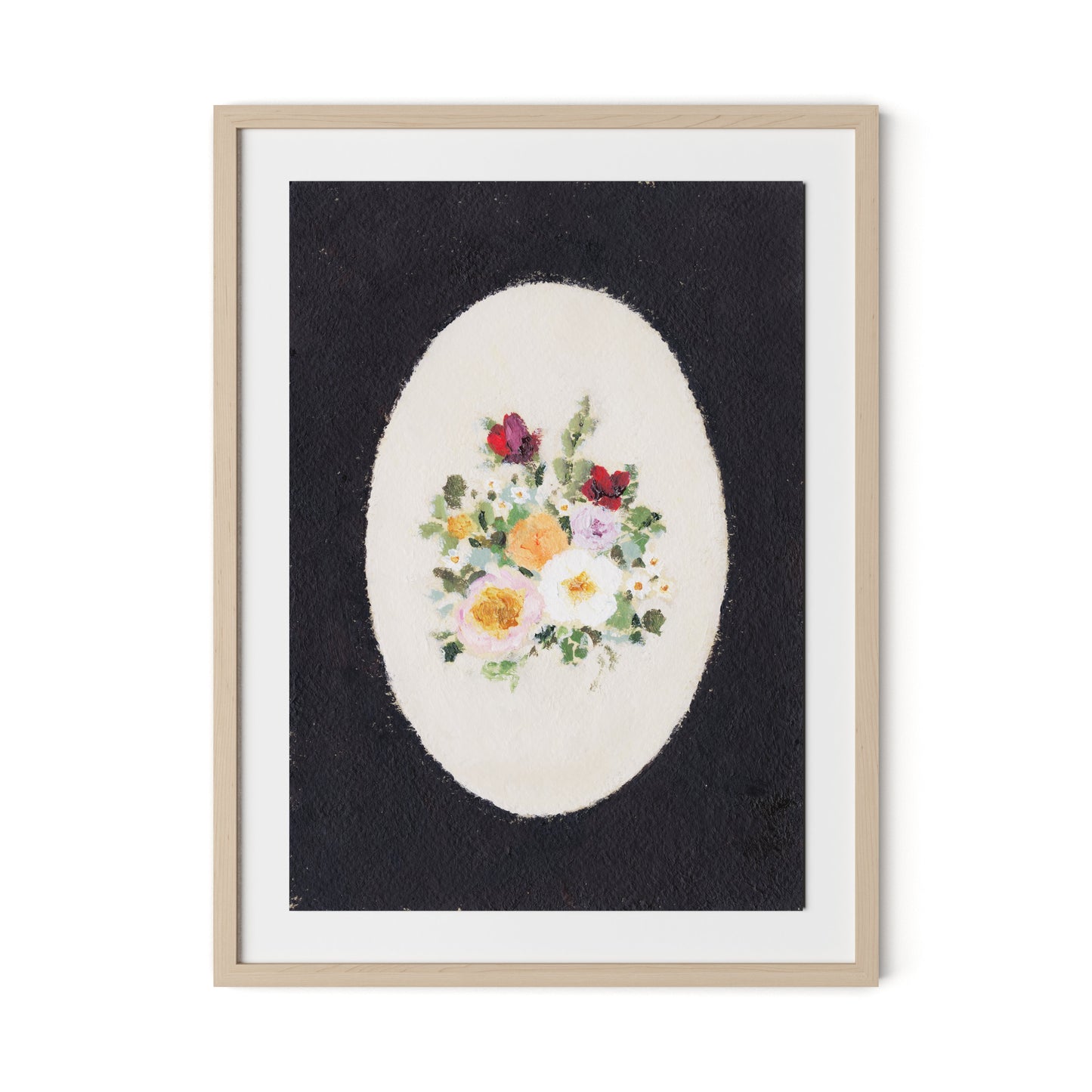 Vignette IV Framed Paper / 24 x 32 in / Natural Maple