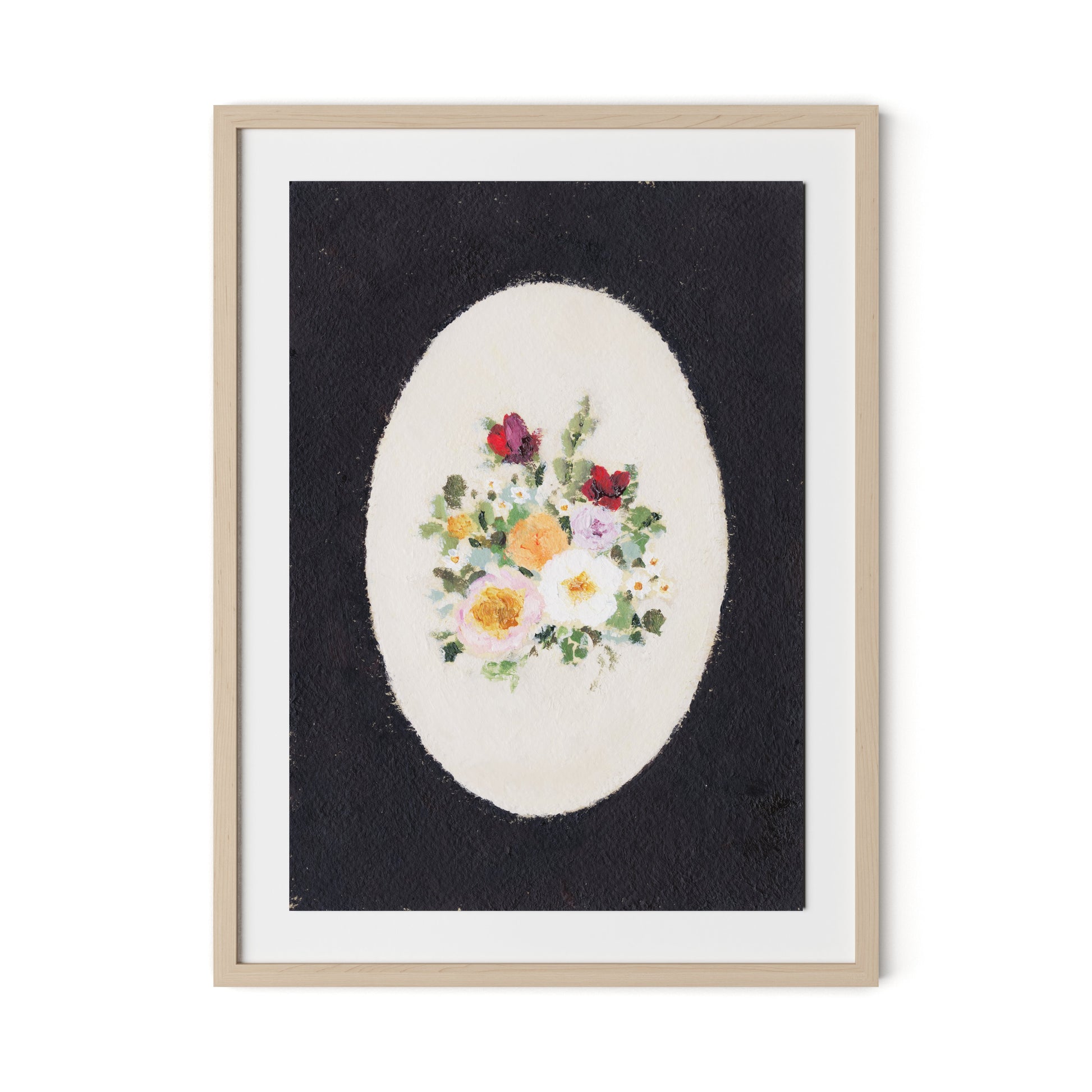 Vignette IV Framed Paper / 24 x 32 in / Natural Maple