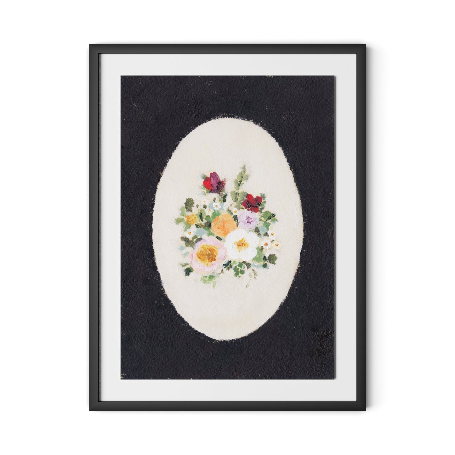 Vignette IV Framed Paper / 24 x 32 in / Black