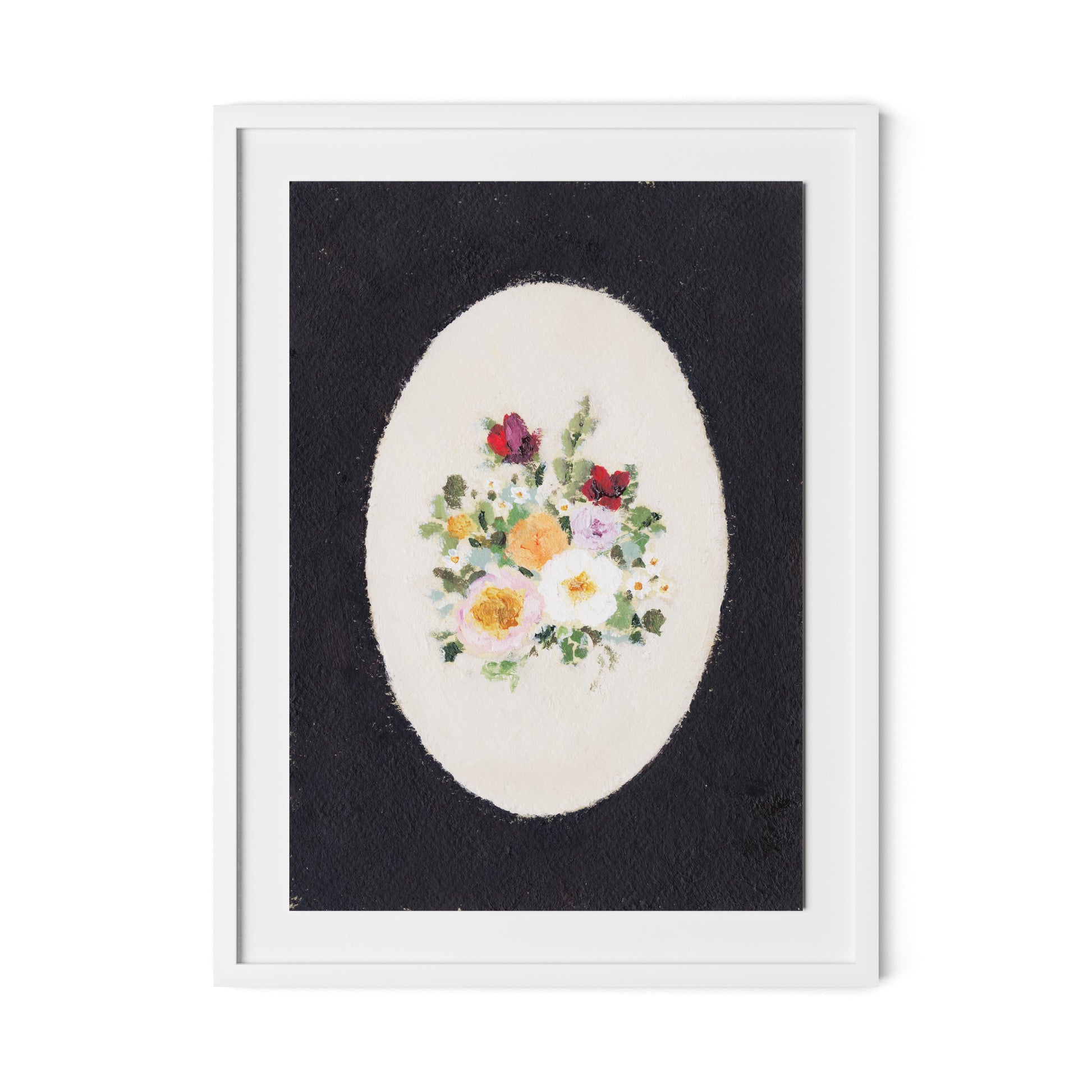 Vignette IV Framed Paper / 24 x 32 in / White