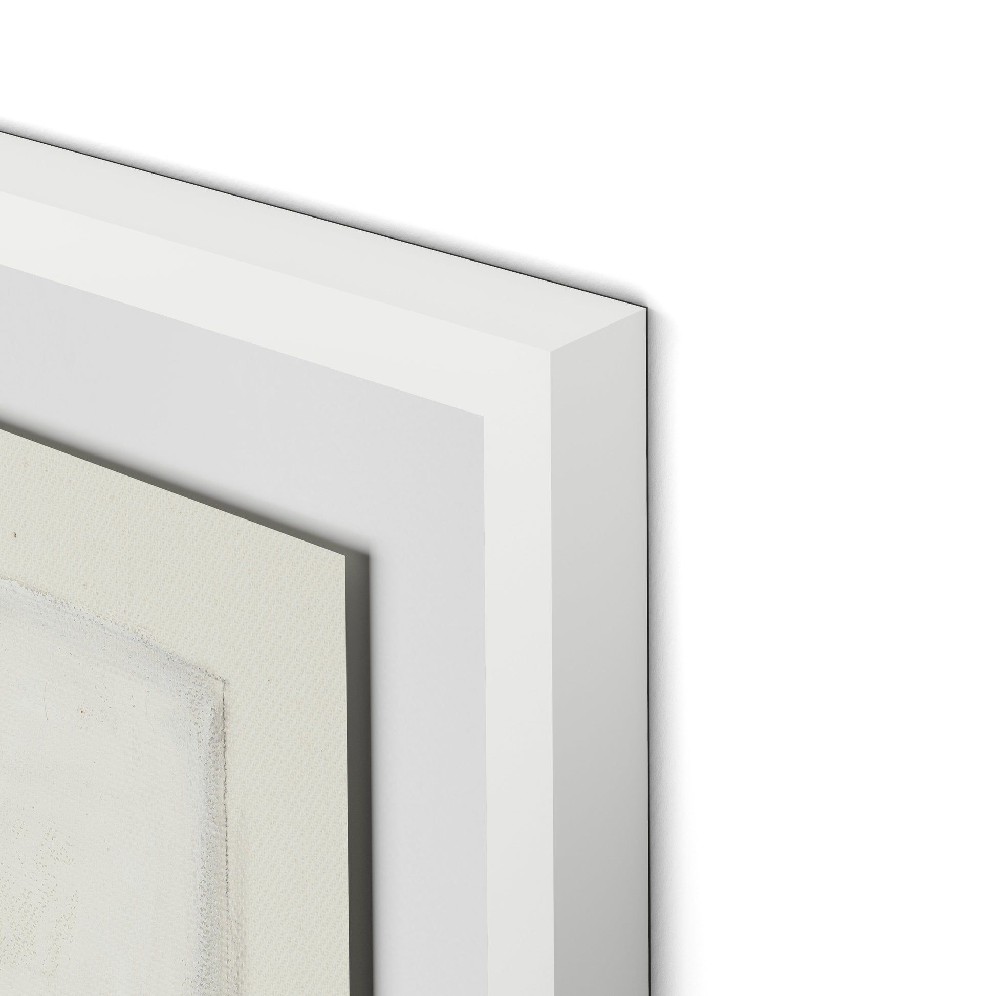 Lakeside Florets Framed Paper / 24 x 32 in / White
