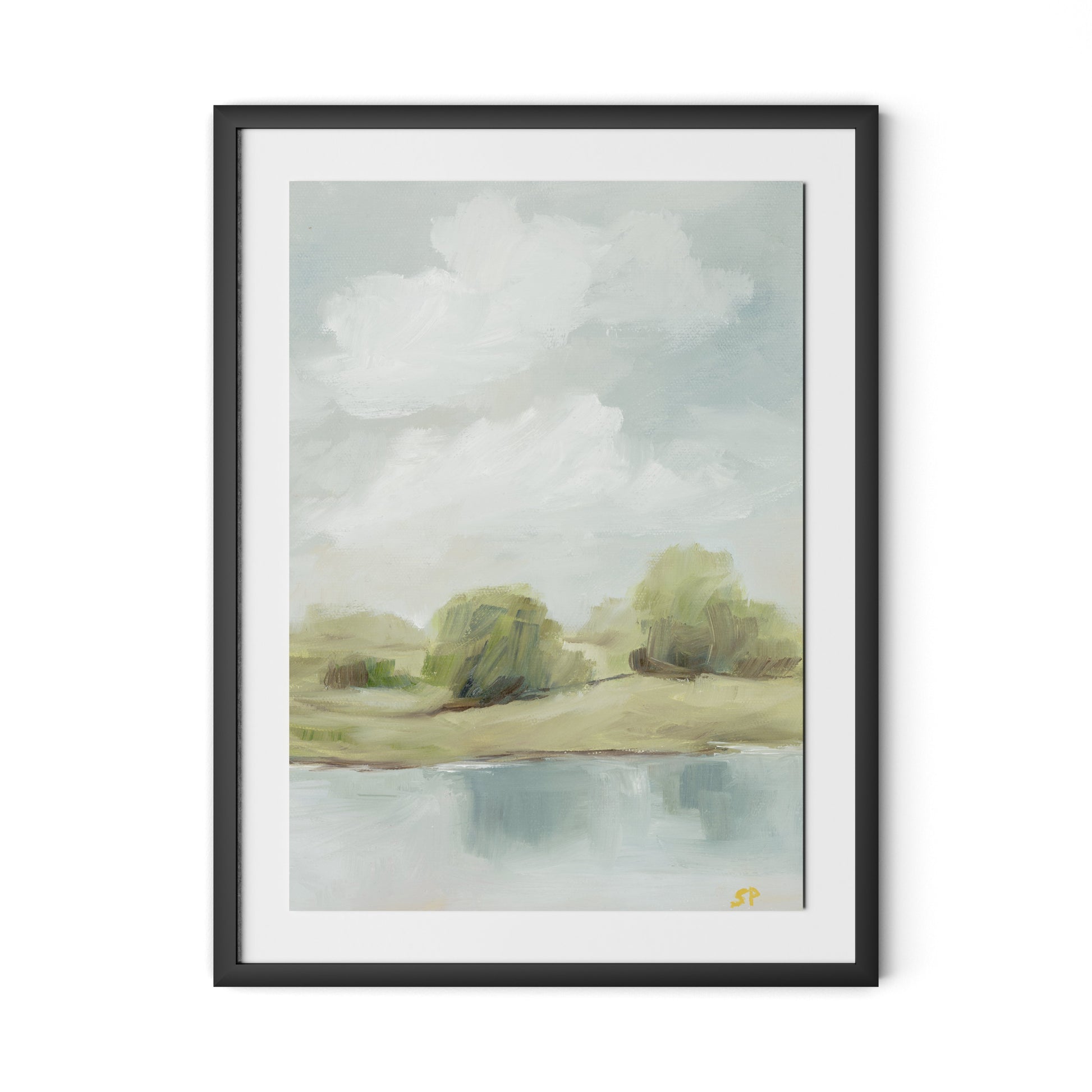 Summer in June Framed Paper / 24 x 32 in / Black