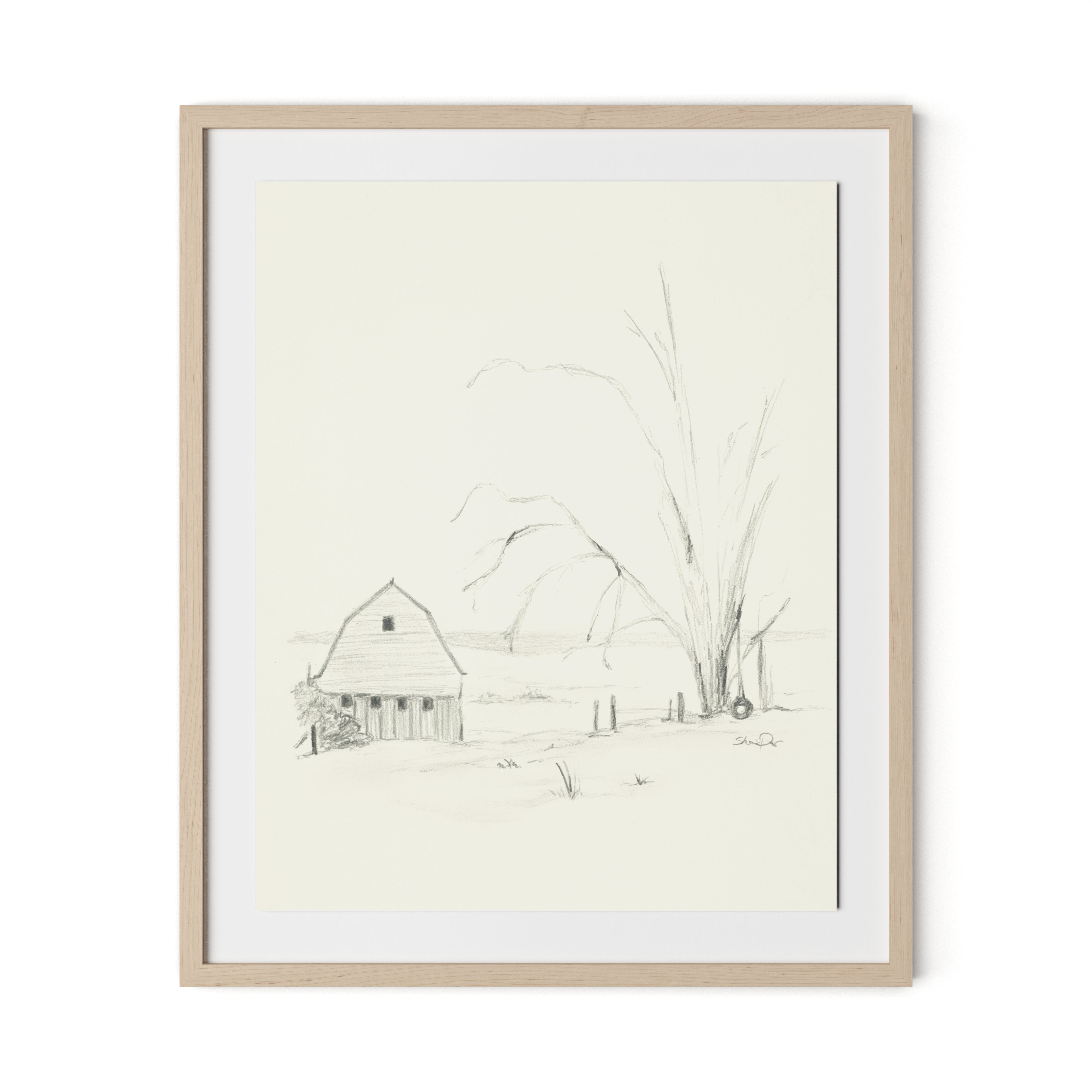 Barn and Tire Swing