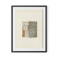 Marguerite Bleue Framed Paper / 24 x 32 in / Black