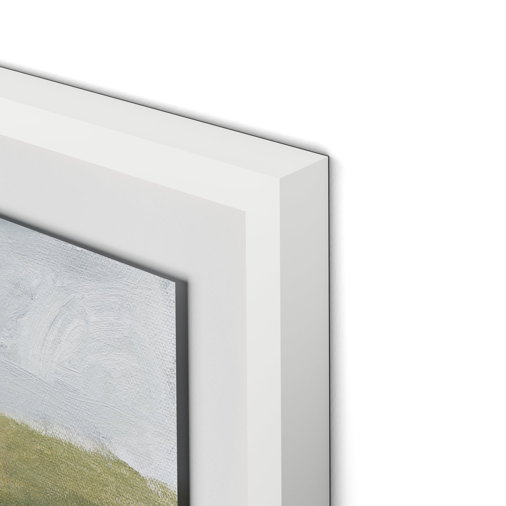 Daisy Field Framed Paper / 24 x 32 in / White