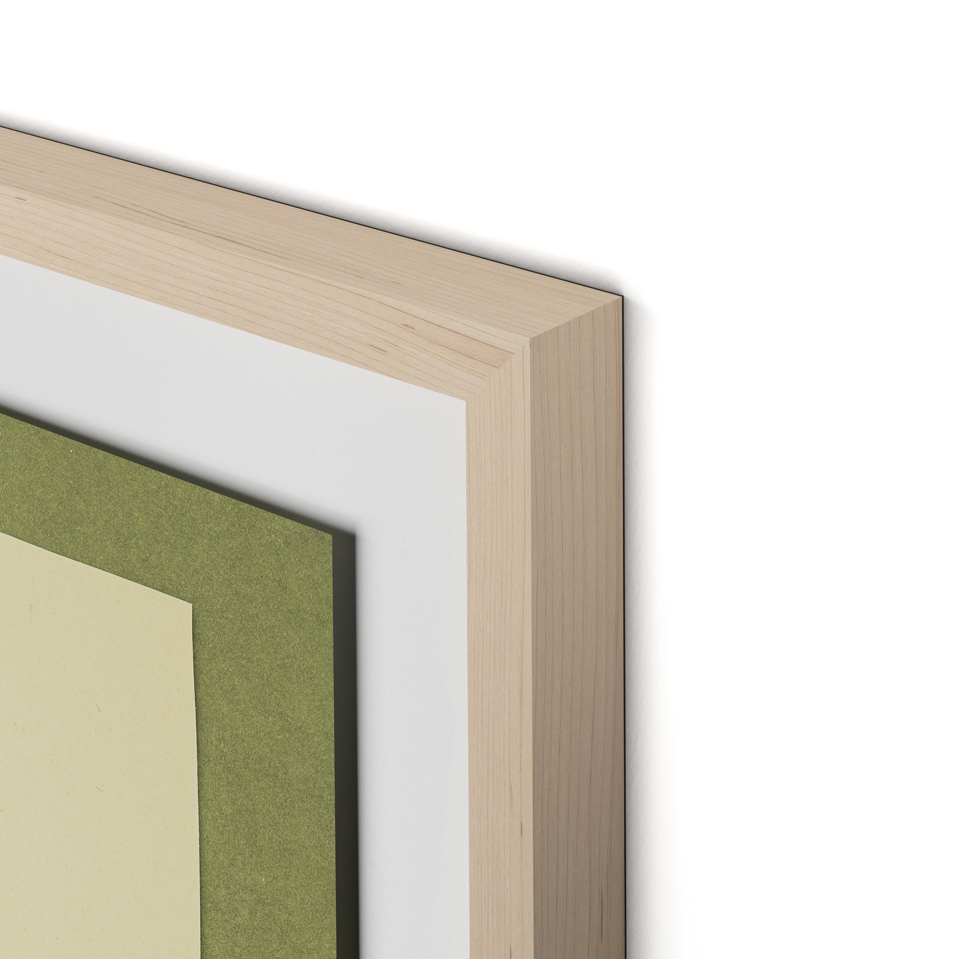 Wildflower Medley Framed Paper / 24 x 32 in / Natural Maple