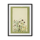 Wildflower Medley Framed Paper / 24 x 32 in / Black