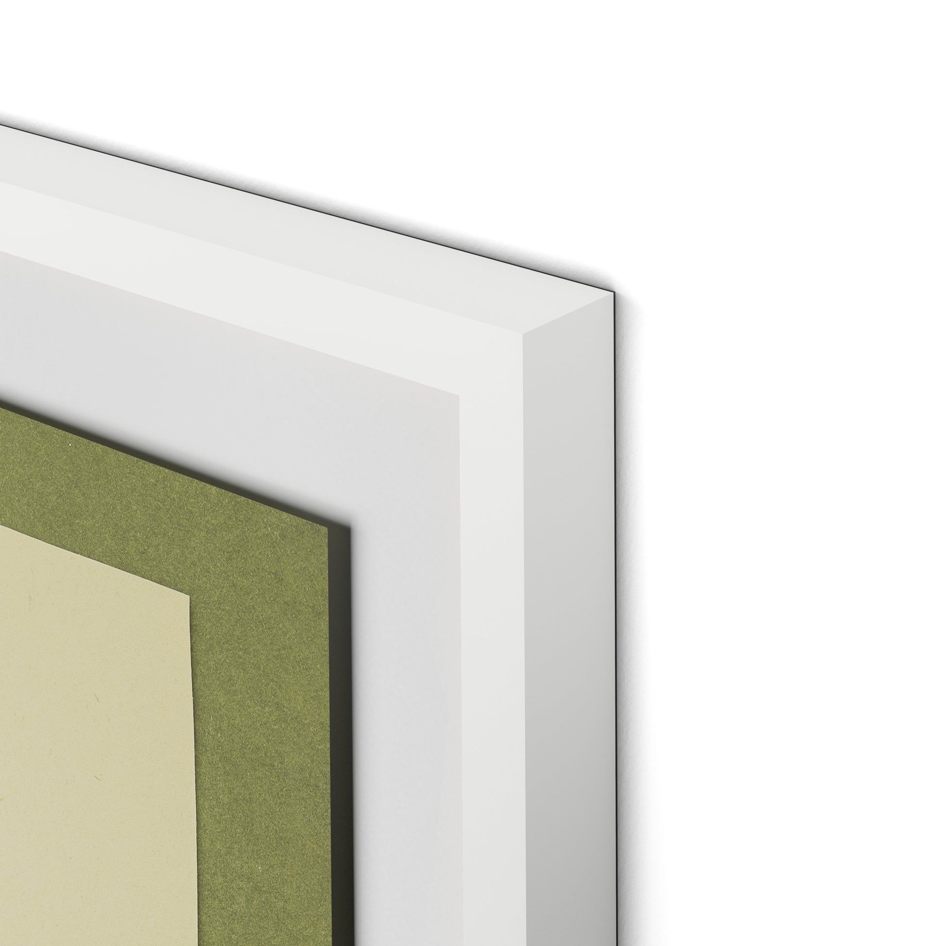 Wildflower Medley Framed Paper / 24 x 32 in / White