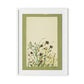 Wildflower Medley Framed Paper / 24 x 32 in / White
