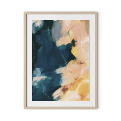 Merielle Framed Paper / 24 x 32 in / Natural Maple