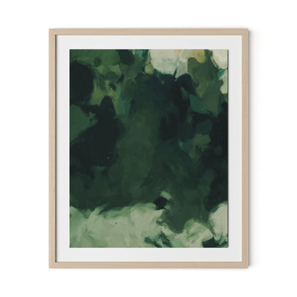 Beneath the Sea Framed Paper / 26.5 x 32 in / Natural Maple