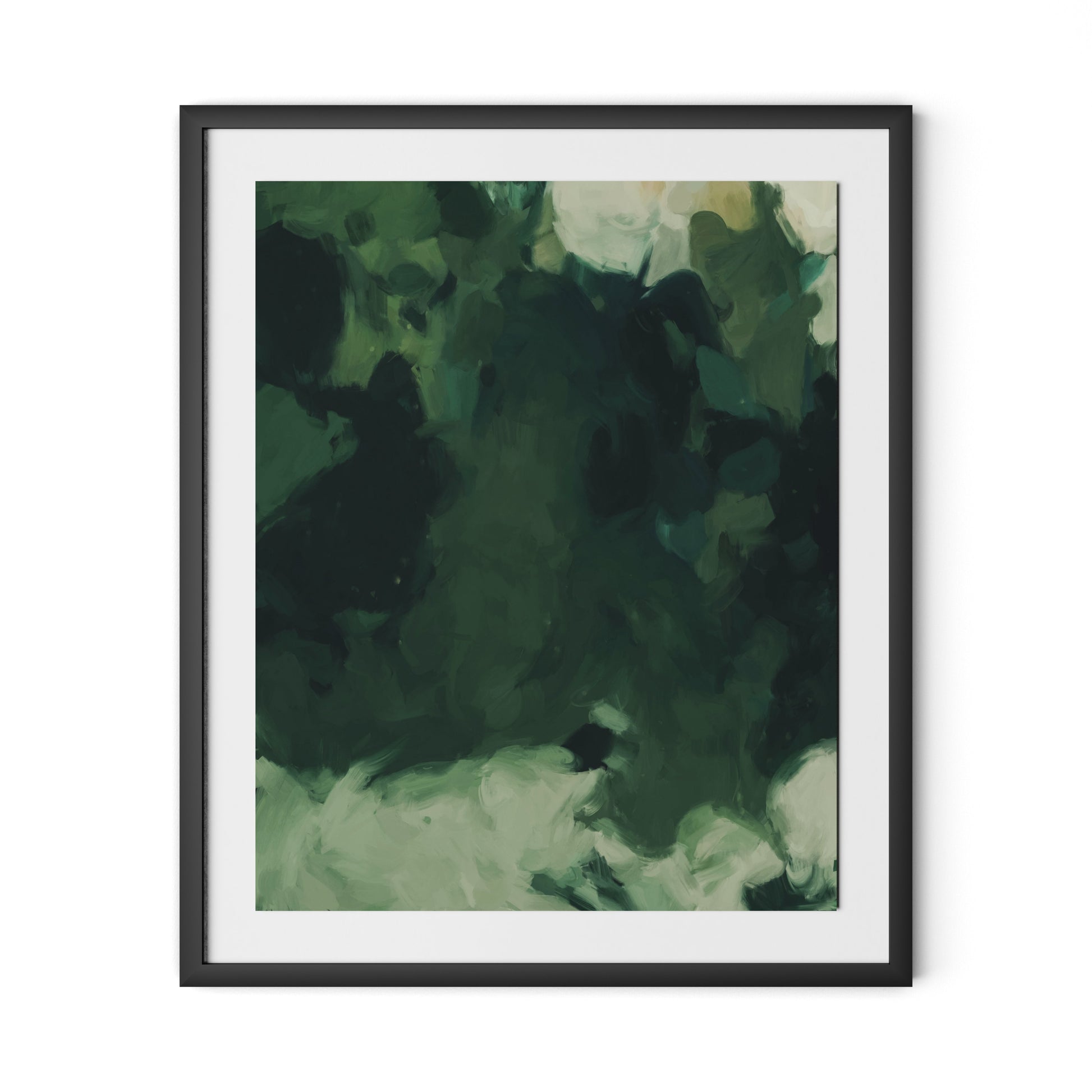 Beneath the Sea Framed Paper / 26.5 x 32 in / Black