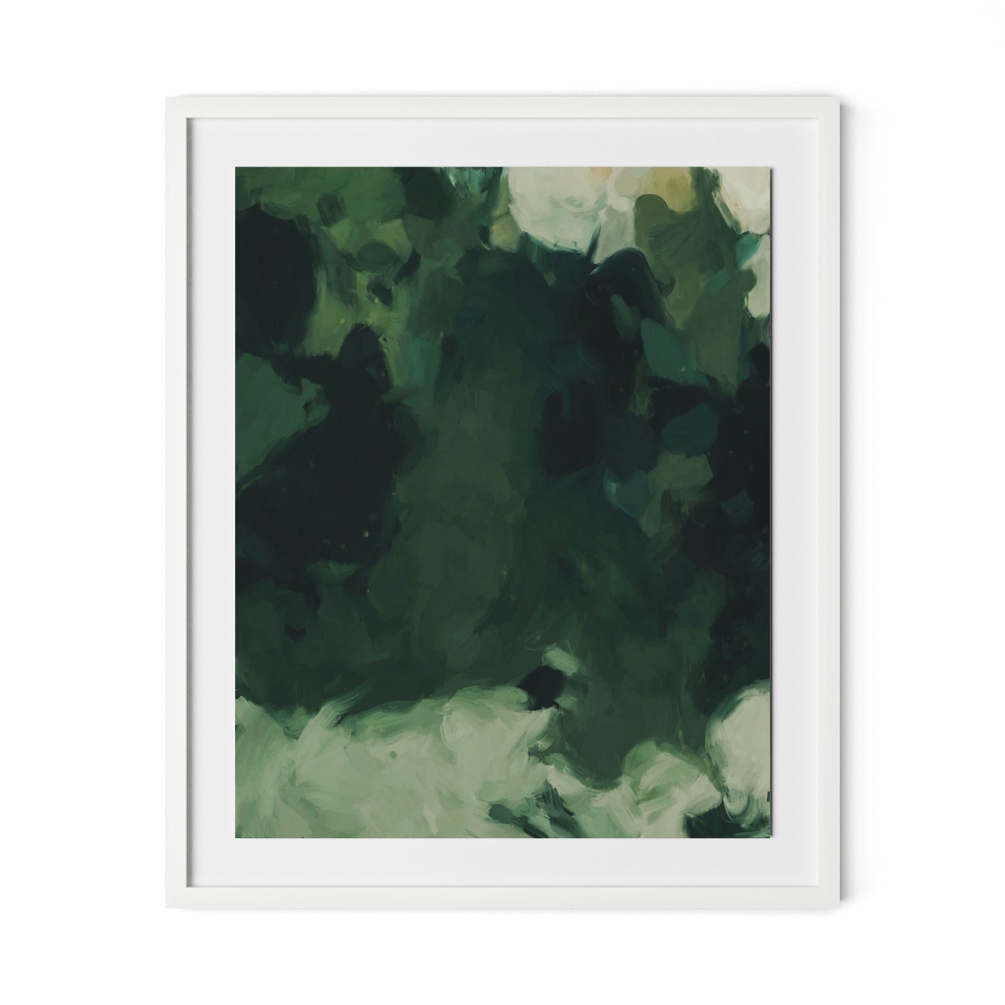 Beneath the Sea Framed Paper / 26.5 x 32 in / White