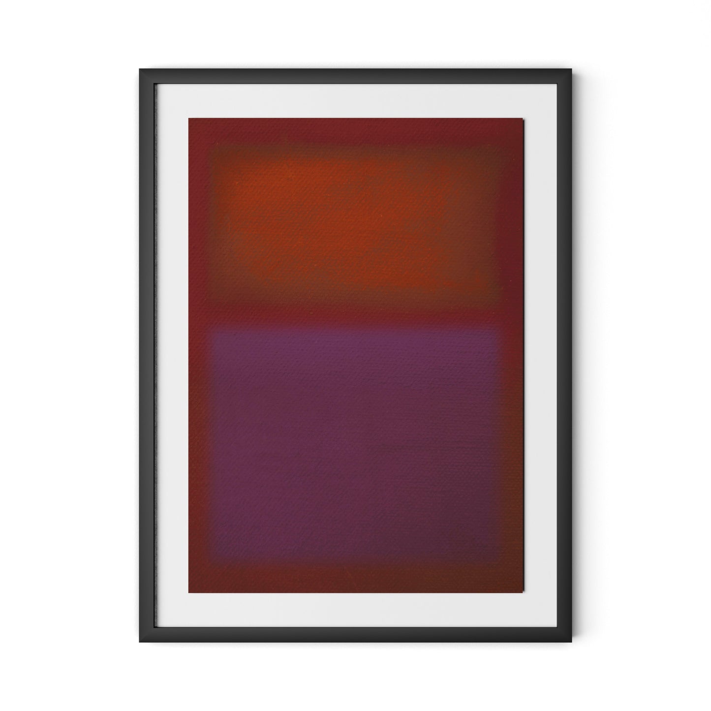 Composition Burgundy Framed Paper / 24 x 32 in / Black