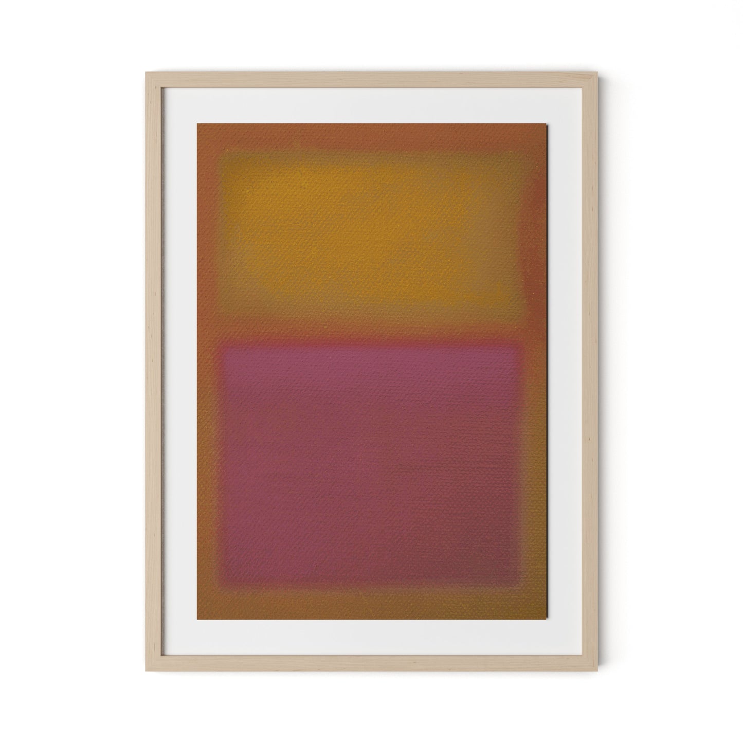 Composition Deep Framed Paper / 24 x 32 in / Natural Maple