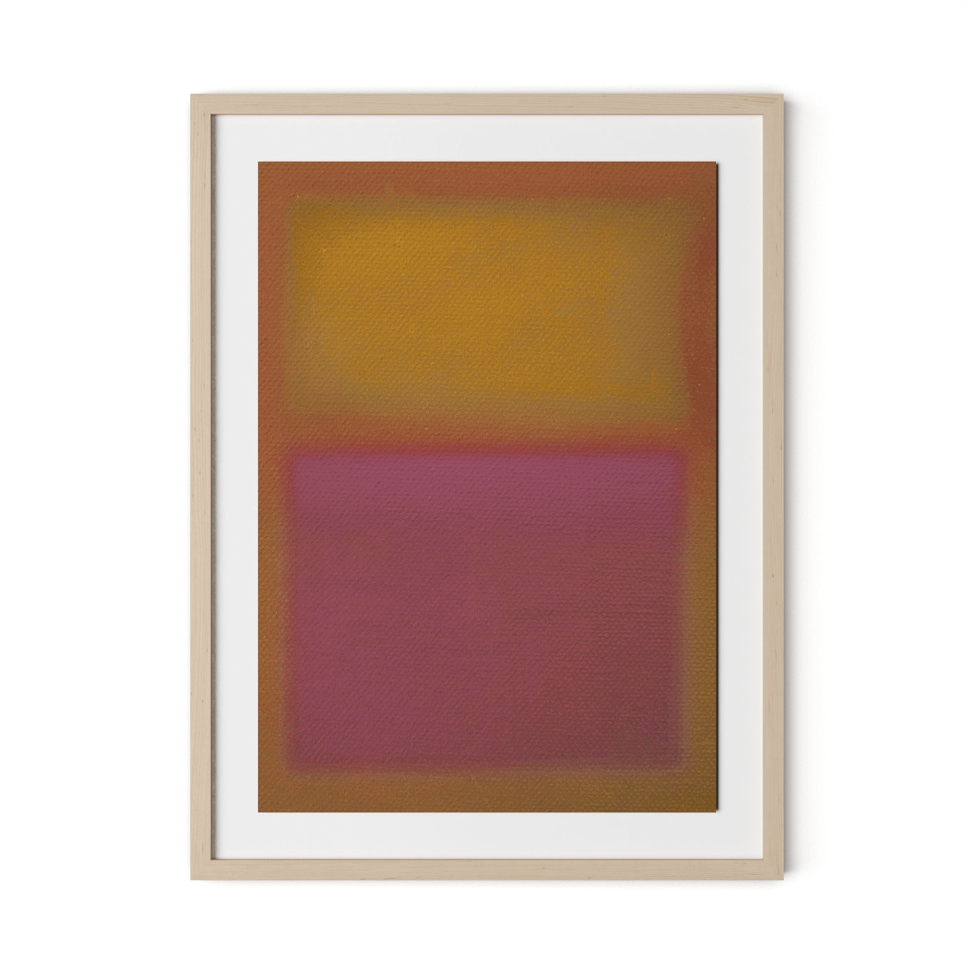 Composition Deep Framed Paper / 24 x 32 in / Natural Maple