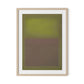 Composition Verdant Framed Paper / 24 x 32 in / Natural Maple