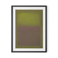 Composition Verdant Framed Paper / 24 x 32 in / Black