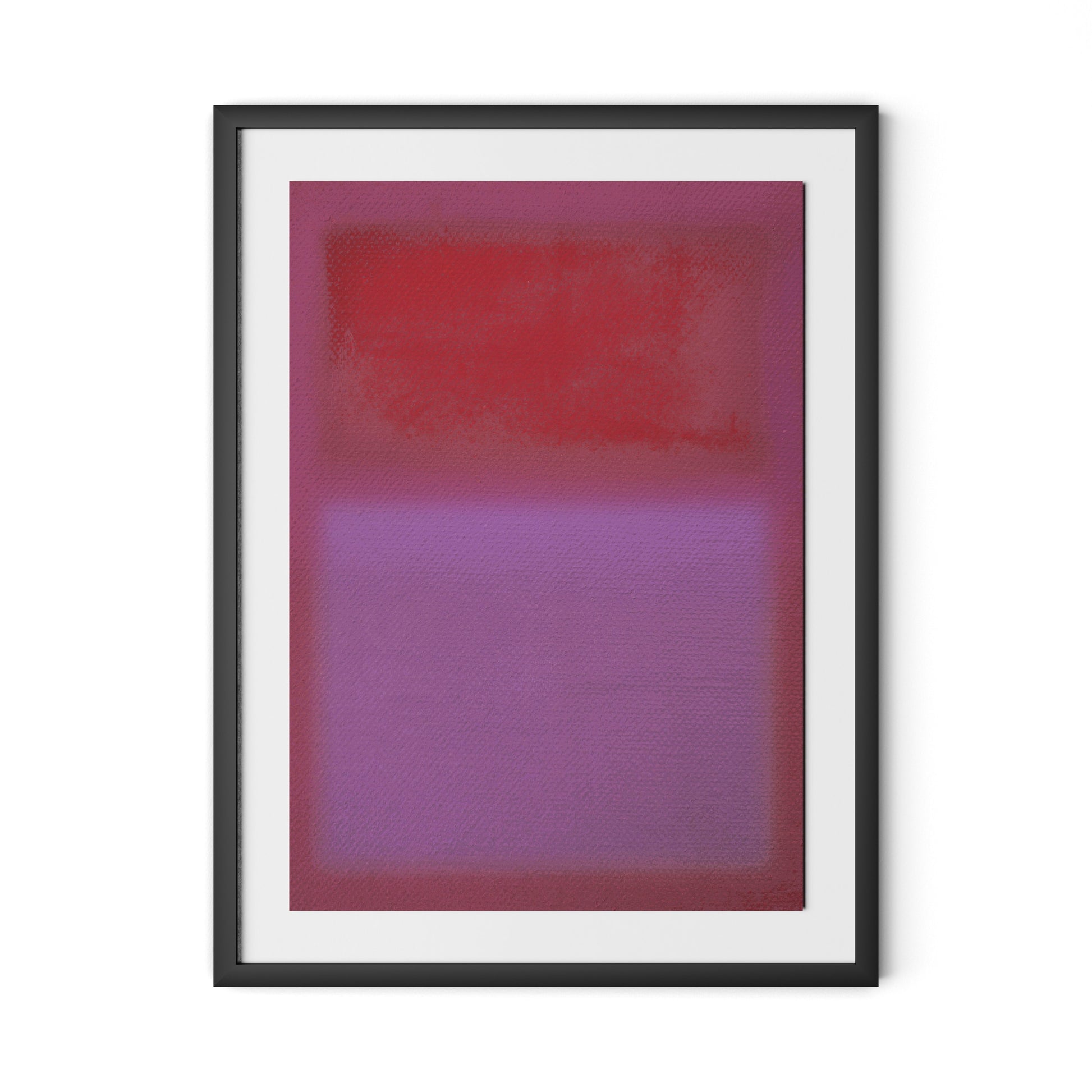 Composition Violet Framed Paper / 24 x 32 in / Black